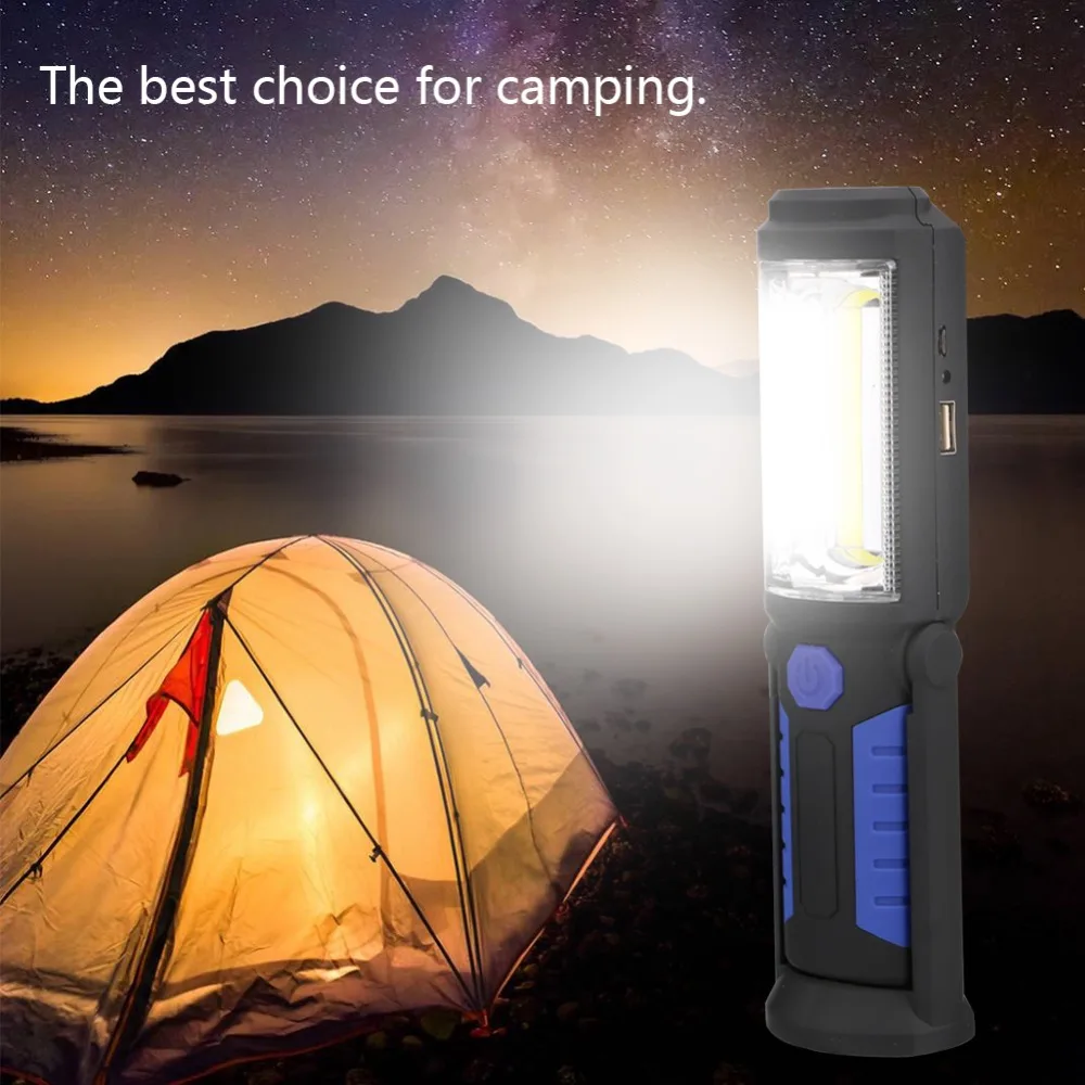 Портативный USB Перезаряжаемый COB Ночной светильник светодиодный фонарь онарик