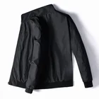 Куртка-бомбер GA465 Мужская, тонкая бейсбольная куртка, однотонная Повседневная Уличная одежда в стиле хип-хоп, ветровка