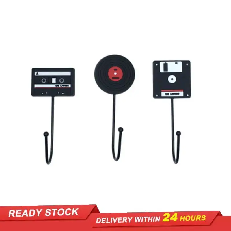 Домашний многоцелевой бесшовный небольшой крючок для предметов Ретро двери