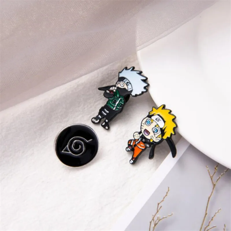 Брелок брошь значки мультфильм Эмаль Булавка Хатаке Какаси тетрадь смерти Ryuuku