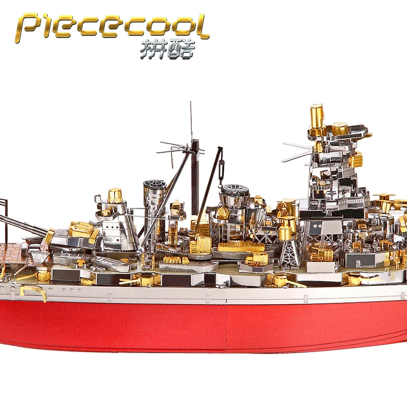MMZ модель Piececool 3D металлическая головоломка Япония Kongou Battleship военный монтажный Металл модельный комплект DIY 3D лазерная резка модель головоломка игрушка
