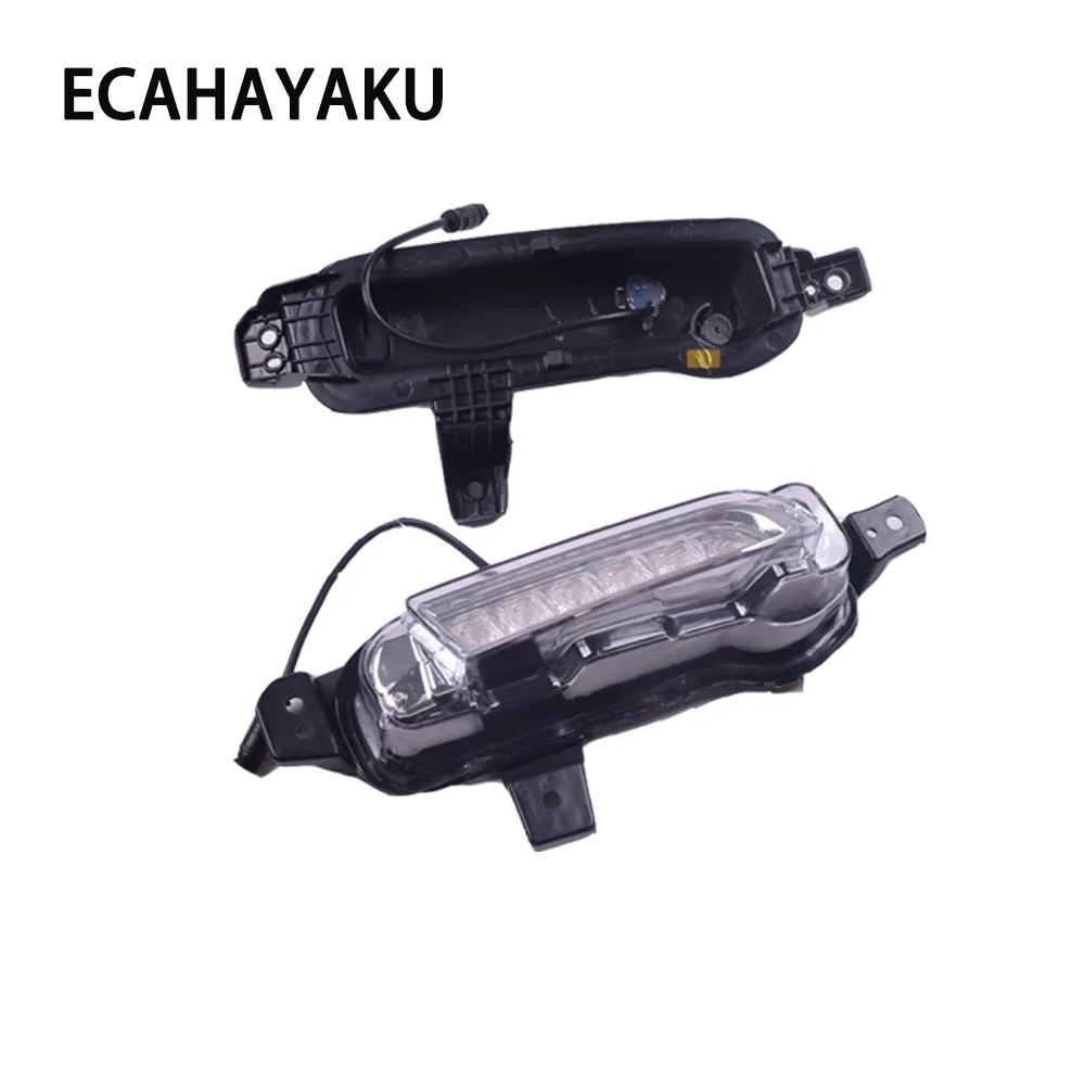 ECAHAYKU 12V ABS противотуманная фара для Suzuki Vitara 2015 2016 2017 2018 DRL Дневной светильник авто