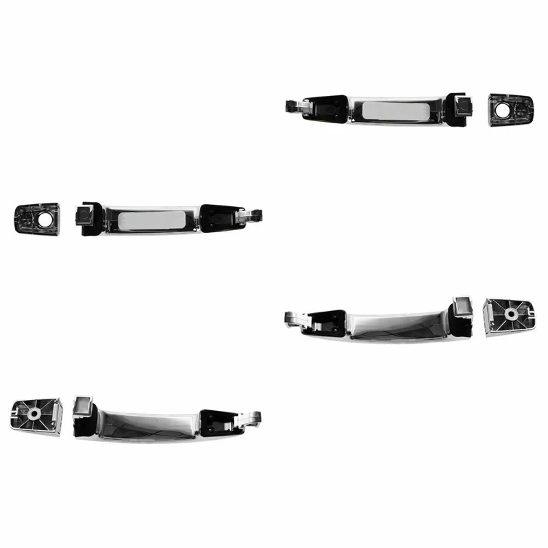 4 шт. Хромированные наружные ручки дверей из ABS для Chevrolet Captiva Sport/Aveo/Saturn Vue 96468254 96468266.
