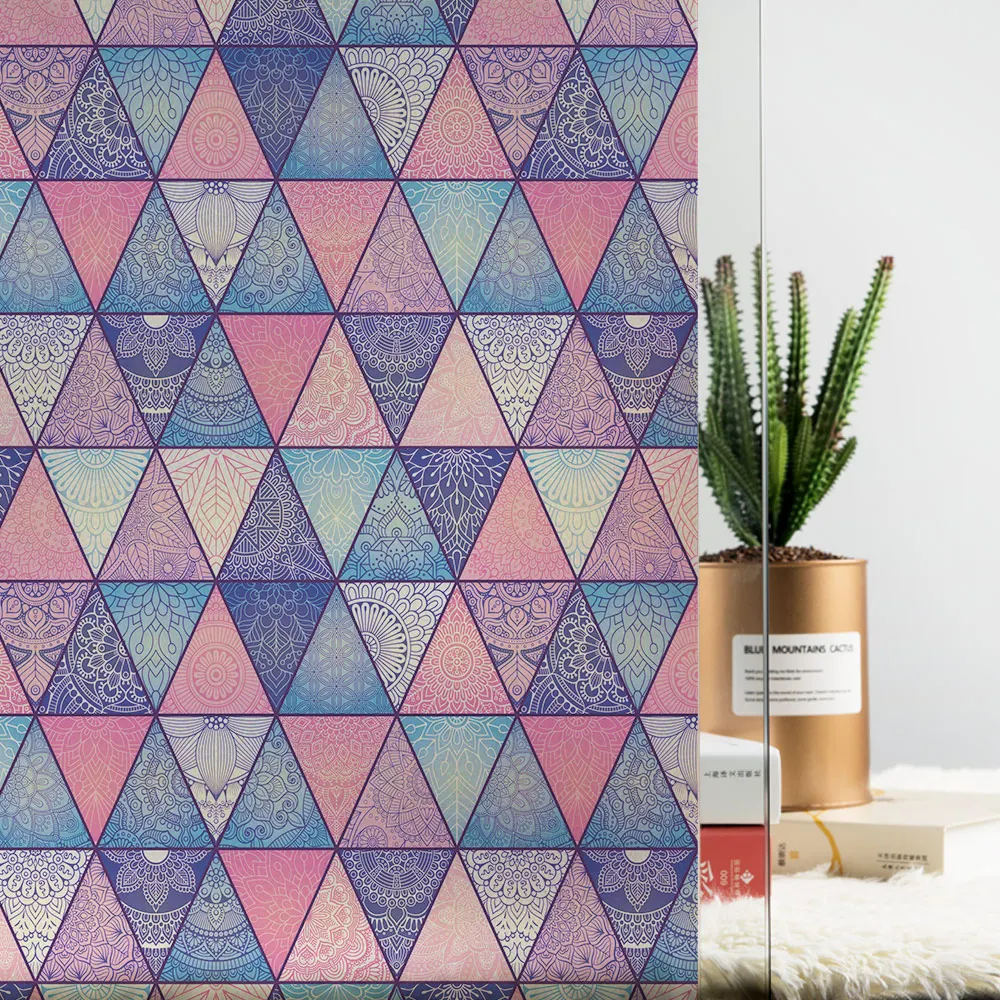 I 45x200cm Статическая оконная наклейка стеклянная пленка уединение домашний декор декоративная витражная плёнка на стекла, окна - Цвет: I 45x200cm