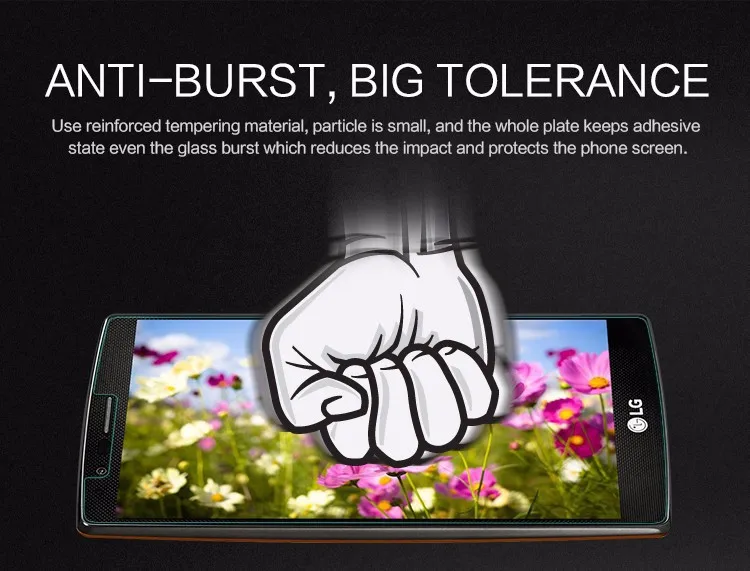 Оригинальное закаленное стекло для защиты экрана высокого качества LG VS950 Optimus G F180