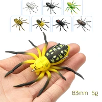 1pc 5g 83mm wobblers fish bionic artificial fate spider bass luya soft bait fishing accessories lure spinner goods for pike hook