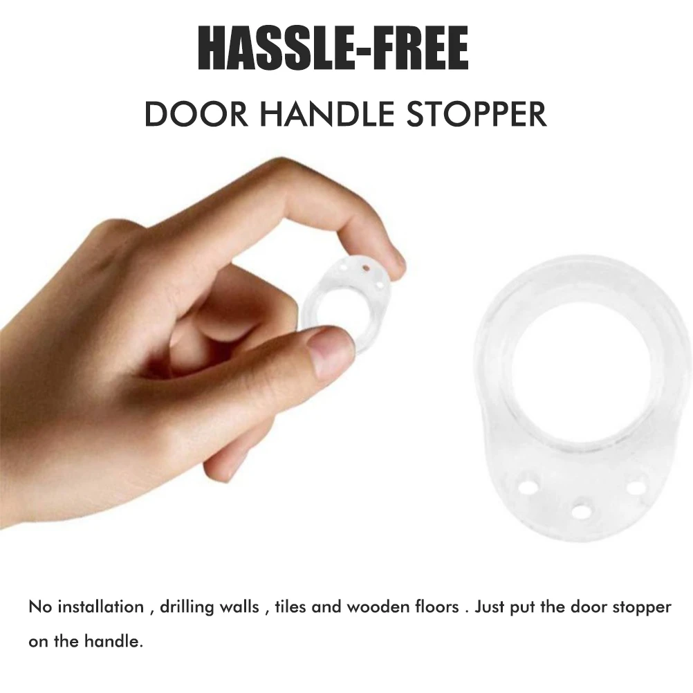 5PCS Door Knob Bumper Handle Stopper Wall Protector for Protecting Home Office Walls from Damage | Дом и сад