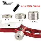 1 унции2 унции4 унции лука Рекурсивный Лук Стабилизатор Счетчик вес 516 нить лук стояк амортизатор вес Охота съемка аксессуары