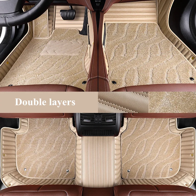 

Custom special car floor mats for Mercedes Benz GLS 63 AMG X167 2021 6 7 seats waterproof double layers carpets for GLS63 2020