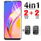 Гидрогелевая пленка 4 в 1 для Oppo Reno5 Z, F Lite, Защитная пленка для экрана, защитные пленки для Reno 5 Pro Plus Pro, фотопленка 5Z, 5F, не стекло