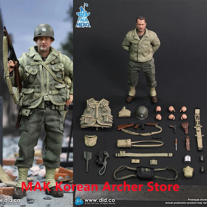 

DID XA80010 1/12 WWII U.S. Rangers Captain Miller Collectable Soldier Full Set Figure Toy For Collection