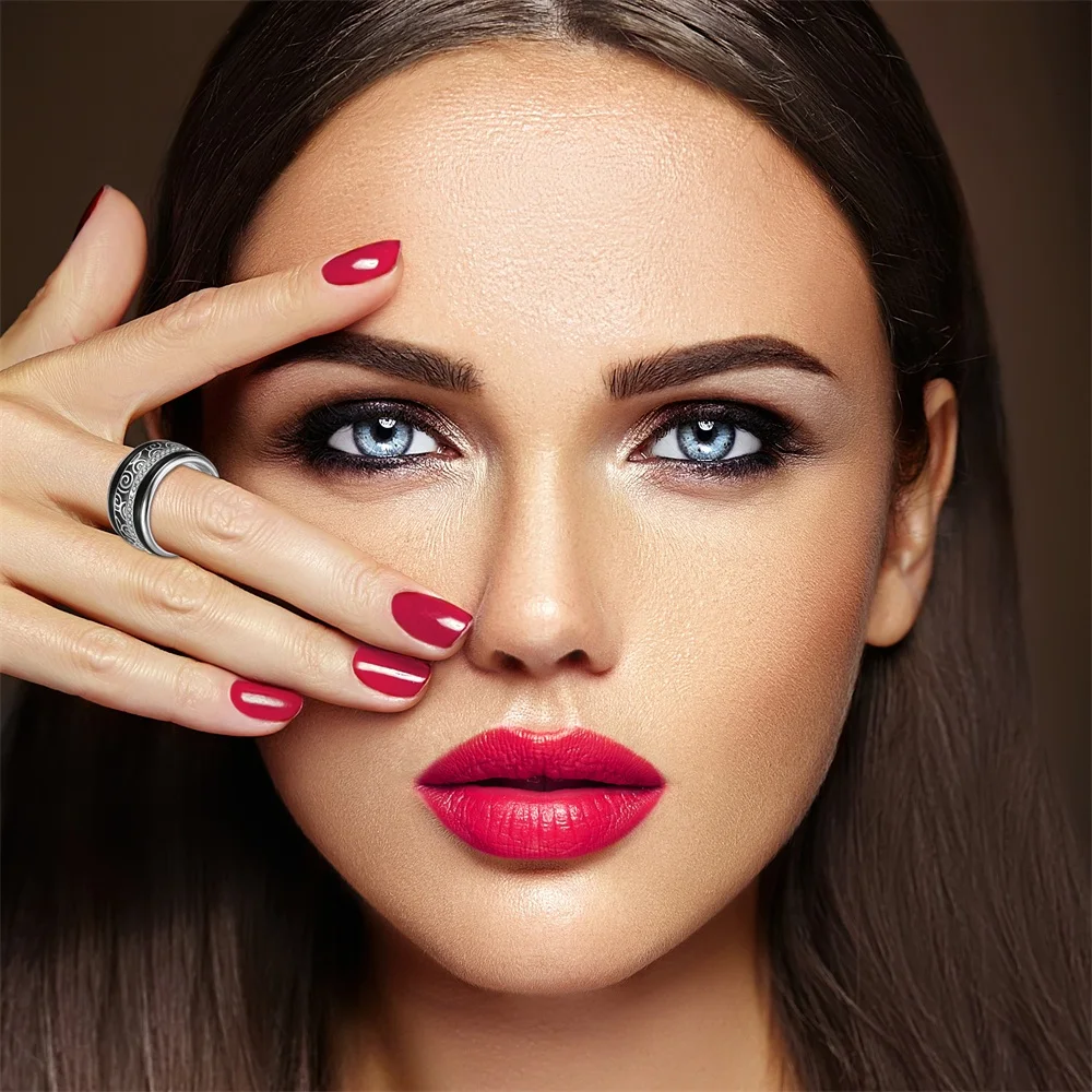 

Cremo Stainless Steel Rings Interchangeable Inner Ring Black Accessories Collection Wedding Band Ring