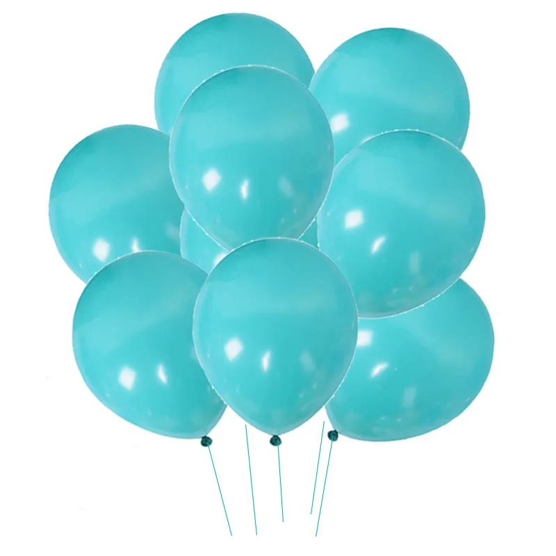 10pcs Tiffany Бумажный баннер в виде русалки для девочек, украшение для дня рождения, гирлянда в виде хвоста русалки, украшение для девочек - Цвет: 10pcs Tiffany