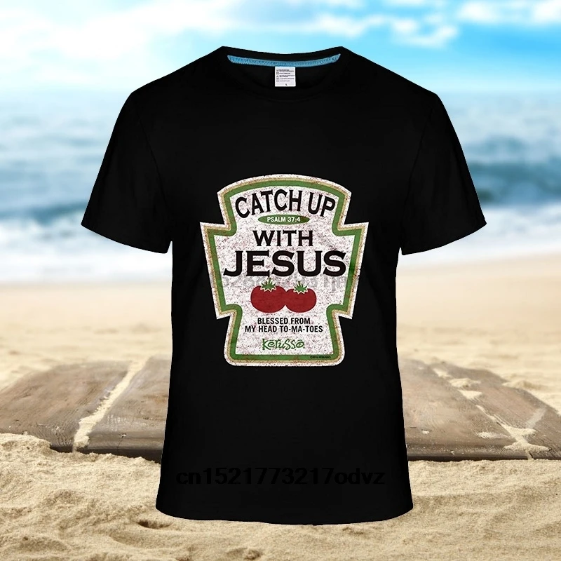 Мужская футболка с принтом Иисуса Кристиана модные топы размера S xxxl забавная