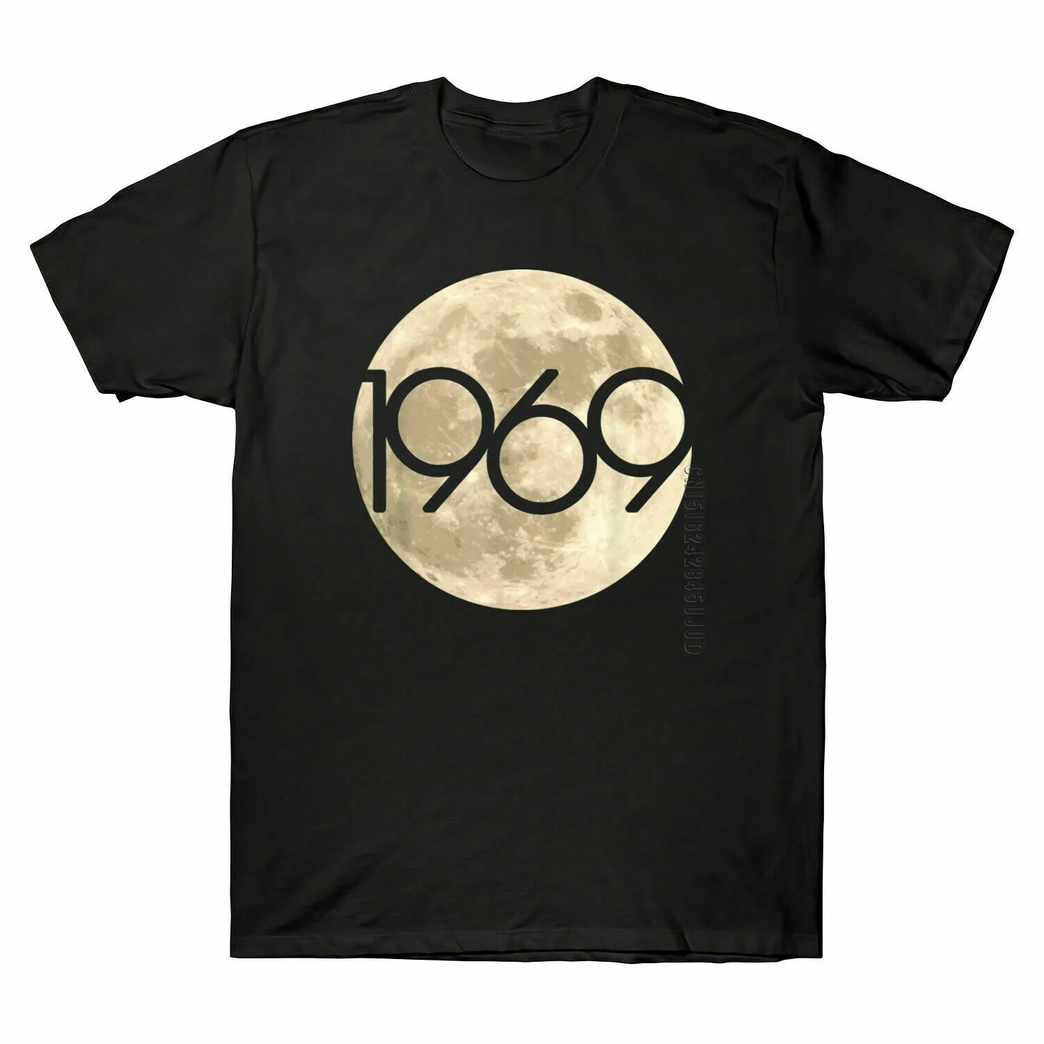 New T Shirt 50Th Anniversary Apollo 11 1969 Moon Landing Black Summer Street Men Hot Fashion Solid Logo | Мужская одежда
