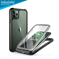 inkolelo iphone 11 pro case built in screen protector 360 degree heavy duty dropproof shockproof full body protective cover