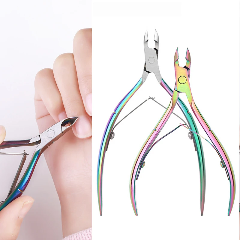

Laser Stainless Steel Nipper Clipper Nail Cuticle scissor Toenail Trimmer Scissor Plier Nipper Trimming Dead Skin Remover Tool