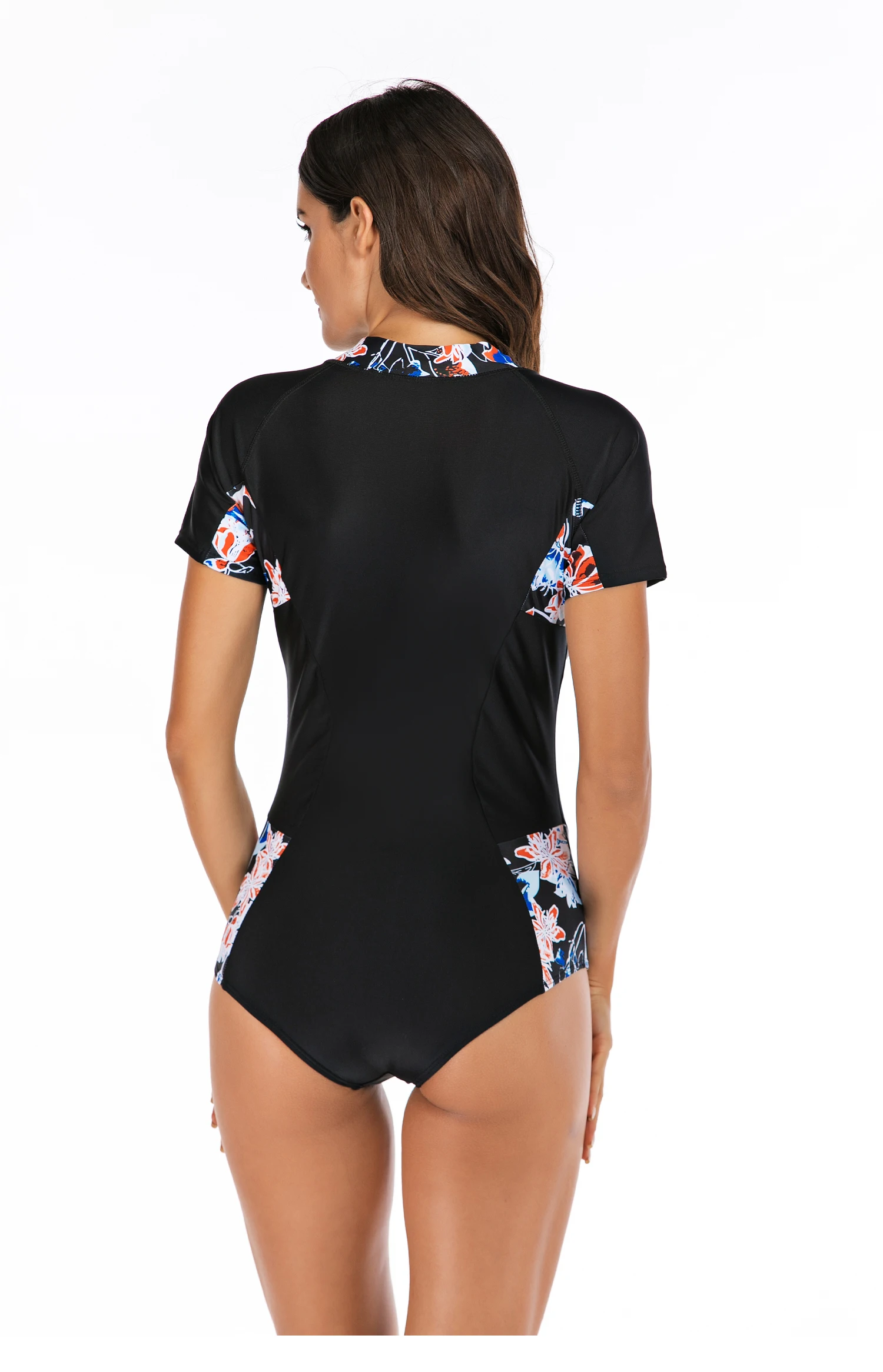 Новинка 2021 слитный купальник для дайвинга женский купальный костюм с принтом и