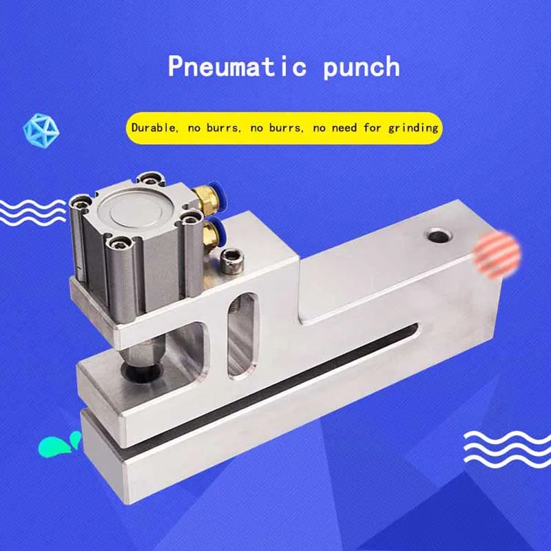 2-10MM Round Hole Pneumatic Punching Machine Plastic Bag Feeding Width 150MM Packaging PP Film PE Punching Machine