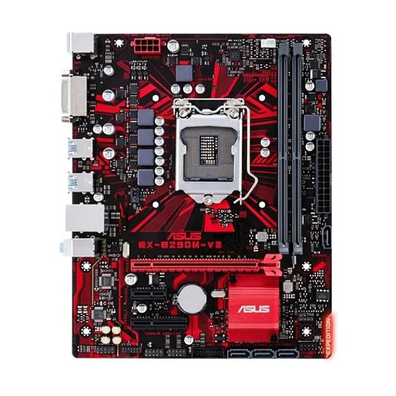 

Placa base LGA 1151 Asus EX-B250M-V3, Placa base para juegos, Core i7/i5/i3 Intel B250 DDR4 32GB DVI USB3.0 SATA3.0 Intel B250