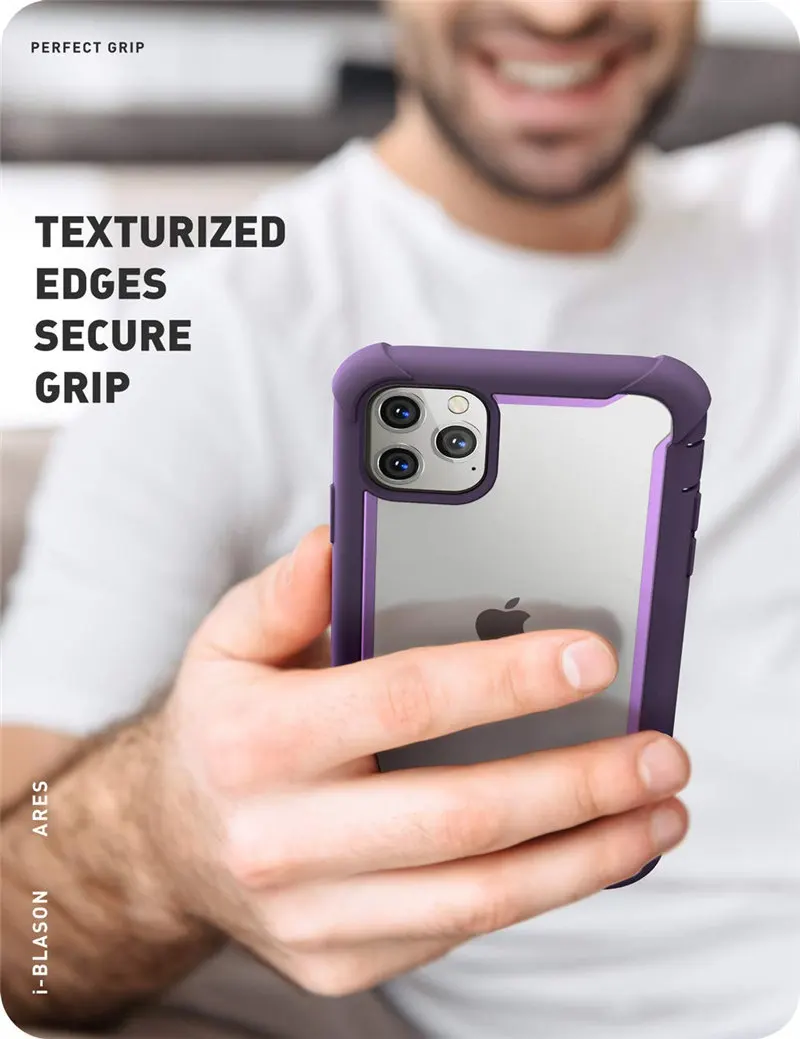 Для iPhone 11 Pro Max чехол 6,"( выпуск) i-BLASON Ares полный корпус Прочный Прозрачный бампер крышка со встроенной защитной пленкой