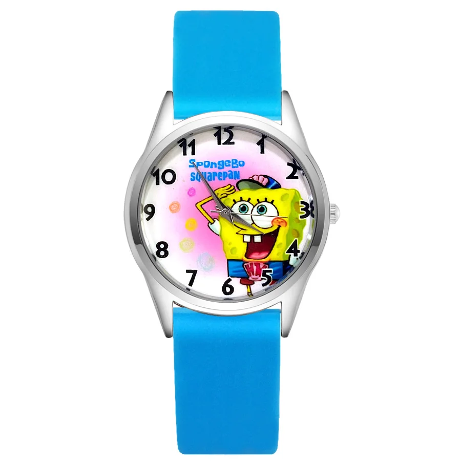 Часы Детские Мультяшные милые кварцевые мягкие с силиконовым ремешком для