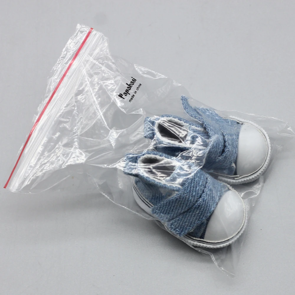 Парусиновые туфли для шарнирных кукол 7 цветов 5 см модная обувь мини игрушек 1/6