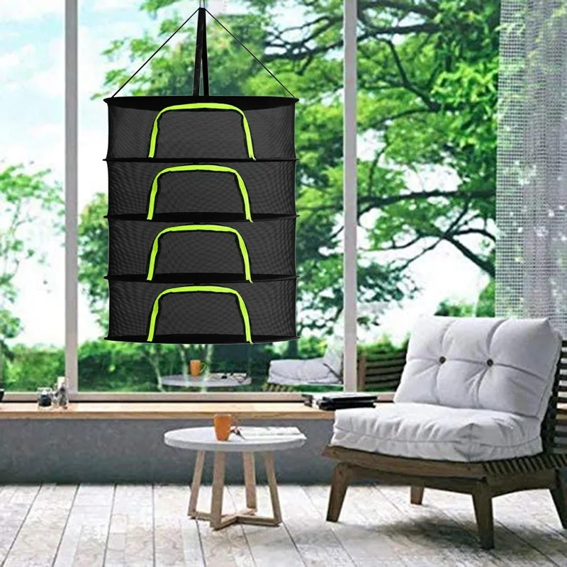 

2/4/6/8 слоев подвесная корзина, складная сушильная сетка, полка для сушки трав, сушильная сетка, открывающаяся форма, мешок для сушки, диаметр ...