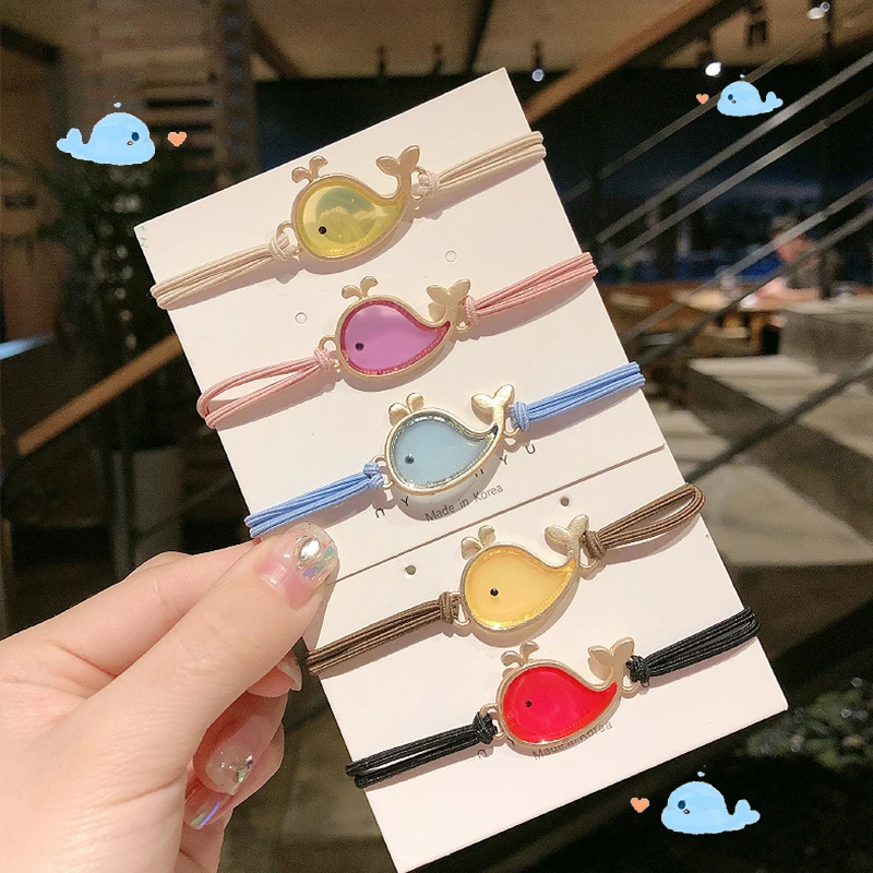 YYOUFU новый мультфильм Корея маленький свежий КИТ головы Веревка хвост держатель