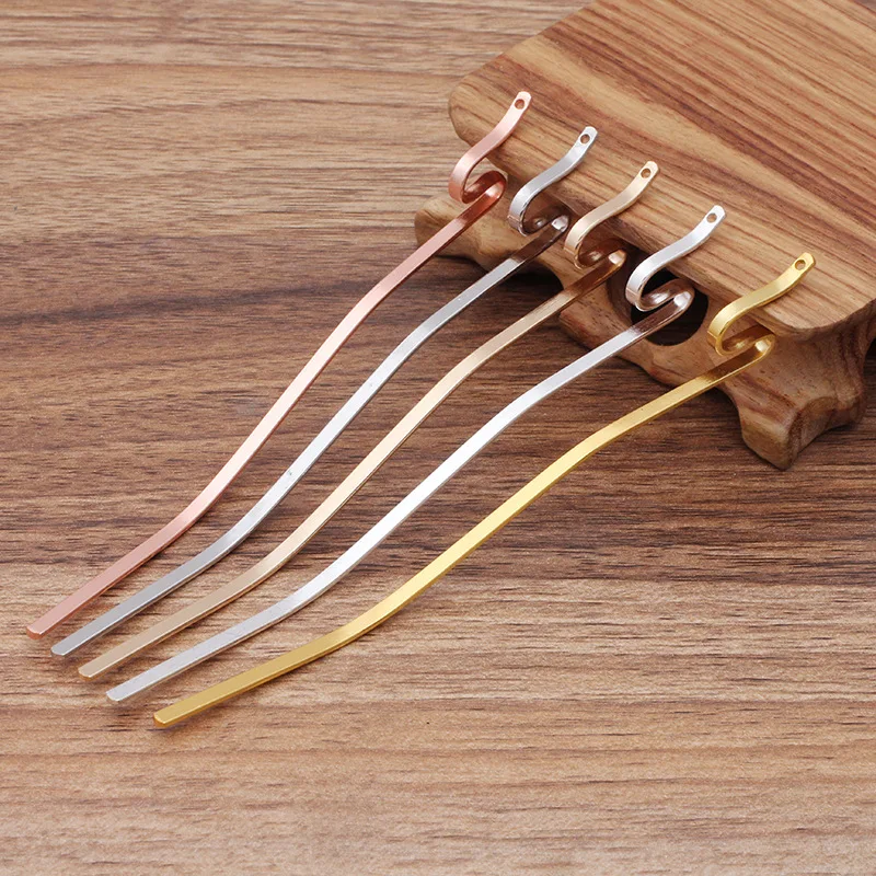 Ретро Змея Форма аксессуар для волос с отверстиями металлическая булочка