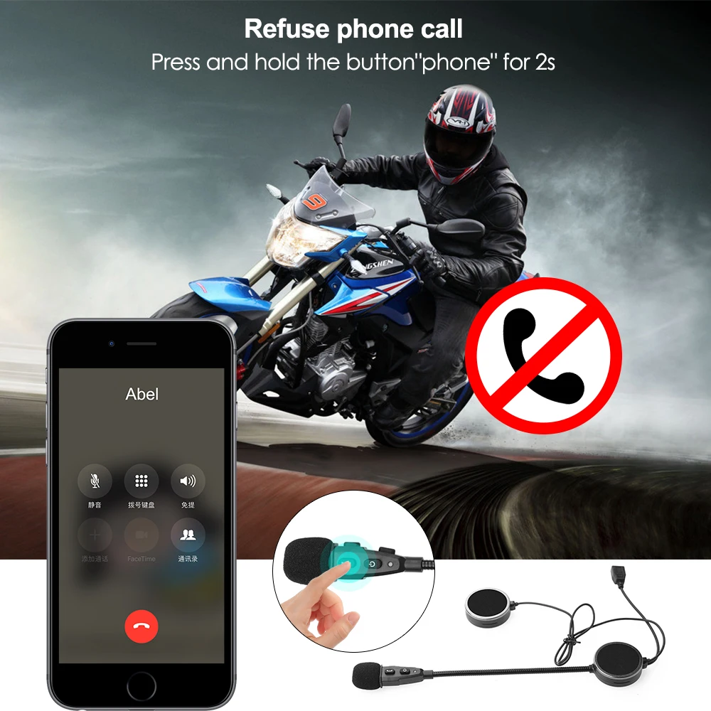 Интерком КАСКО Inalambricos Bluetooth КАСКО мото E300 для 6 гонщиков 8H время разговора BT беспроводной интеркомуникадор интерфон MP3