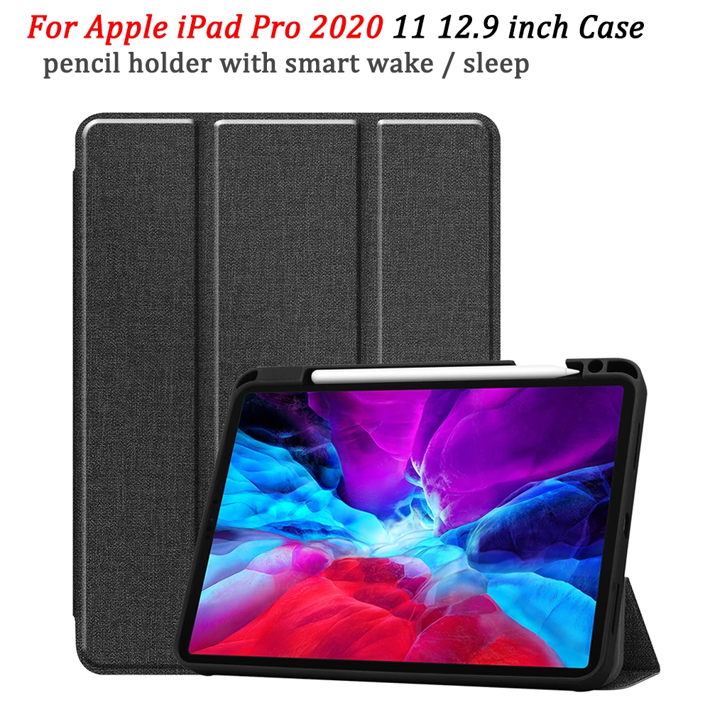 Чехол для планшета из ТПУ Apple iPad Pro 11 12 9 2020 кожаный чехол с держателем карандашом