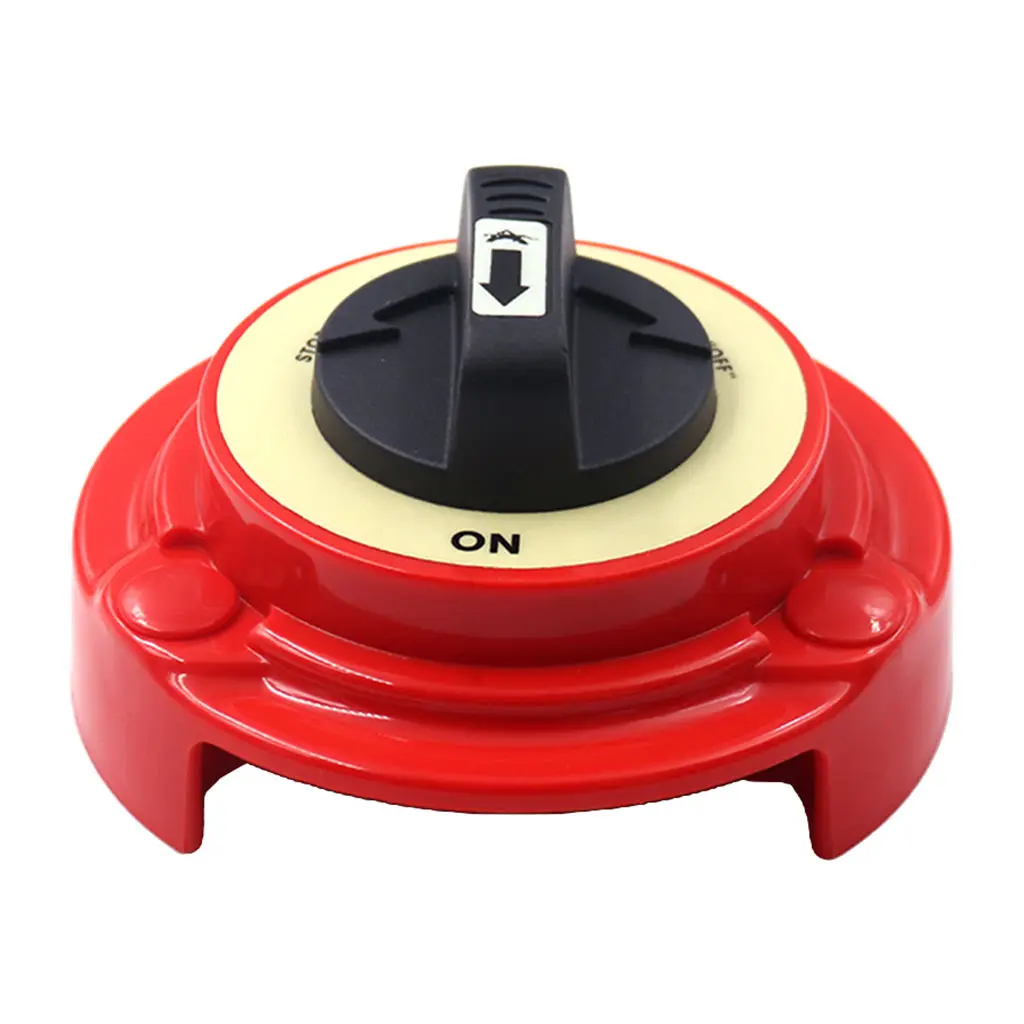 

MagiDeal Dual Battery Isolator Selector Switch ON OFF Red Boat Yacht RV Fishing