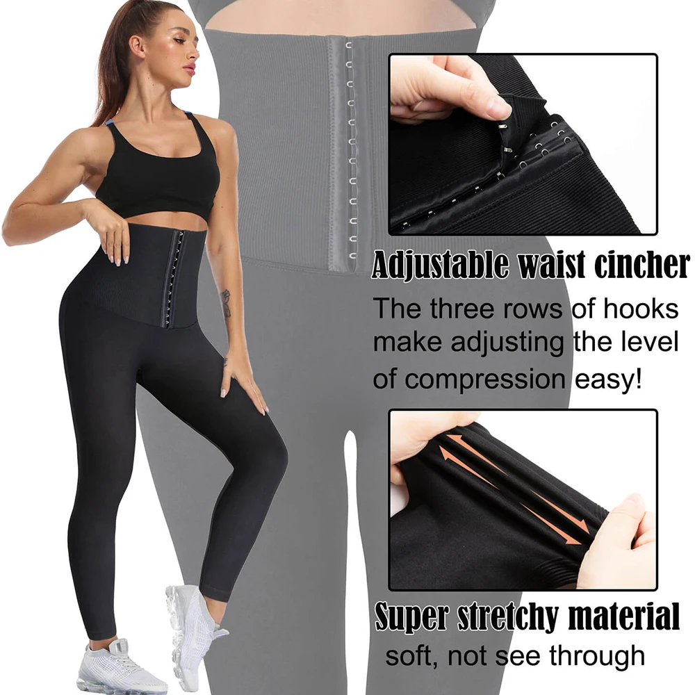 Корсет KIWI RATA с завышенной талией леггинсы для женщин регулируемой коррекции