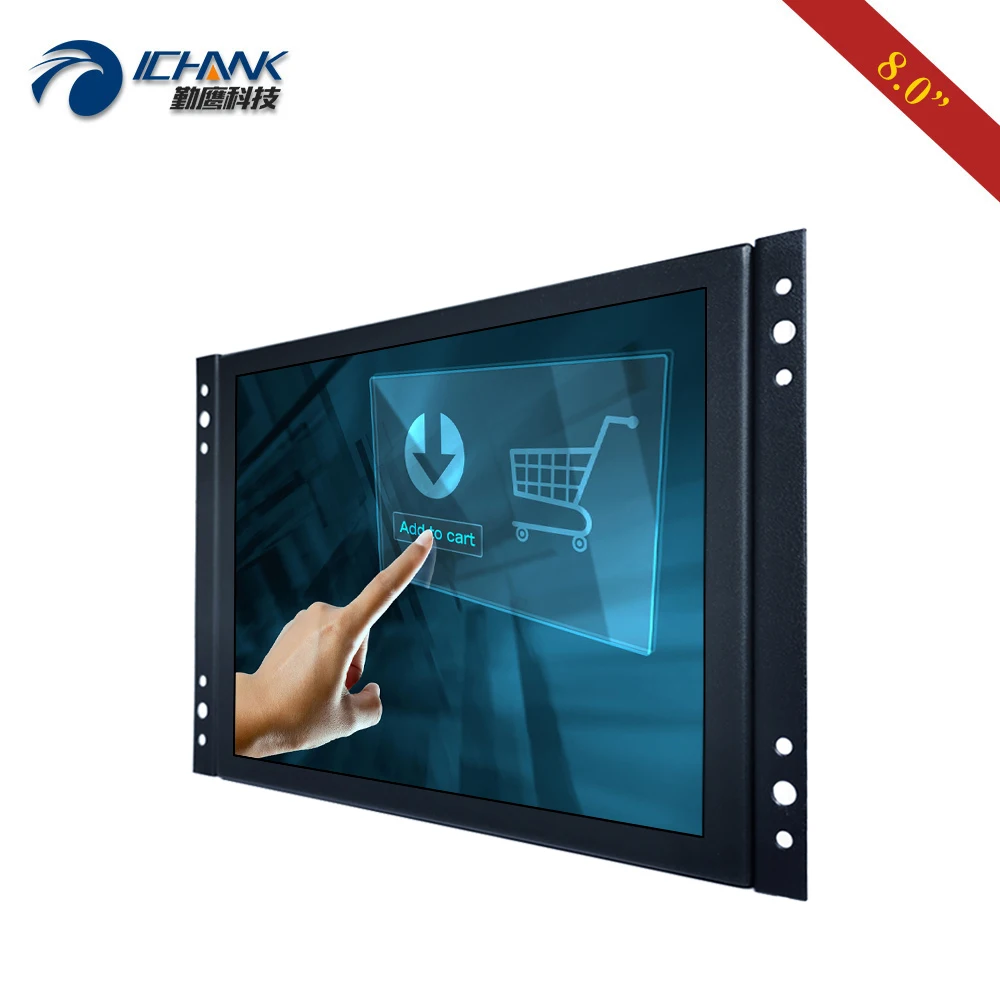 ZK080TC 262R/8 дюймовый 1024x768 HDMI VGA USB маленький размер портативный Встроенный с открытой