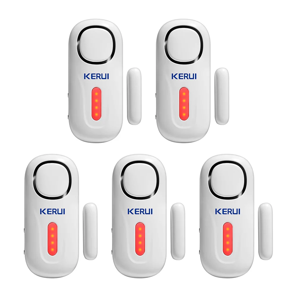 Беспроводной датчик двери KERUI для домашней безопасности сигнализация 433 МГц