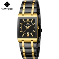 luxury gold womens bracelet watches new wwoor top brand fashion square ladies dress quartz watch women casual sports wristwatch