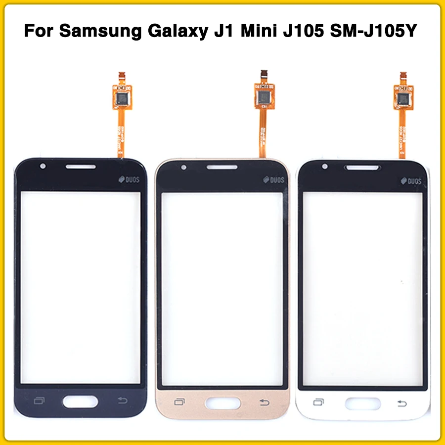 Сенсорный экран для samsung Galaxy J1 Mini J105 SM-J105Y J105H J105M сенсорный экран панель дигитайзер сенсор ЖК-дисплей передняя стеклянная линза