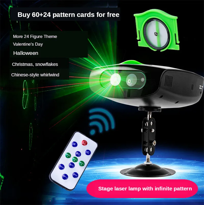 

Christmas Projector Disco Laser Projector Light Led Dmx Stage Light Effect Party Dj Stage Lighting for Household Festival