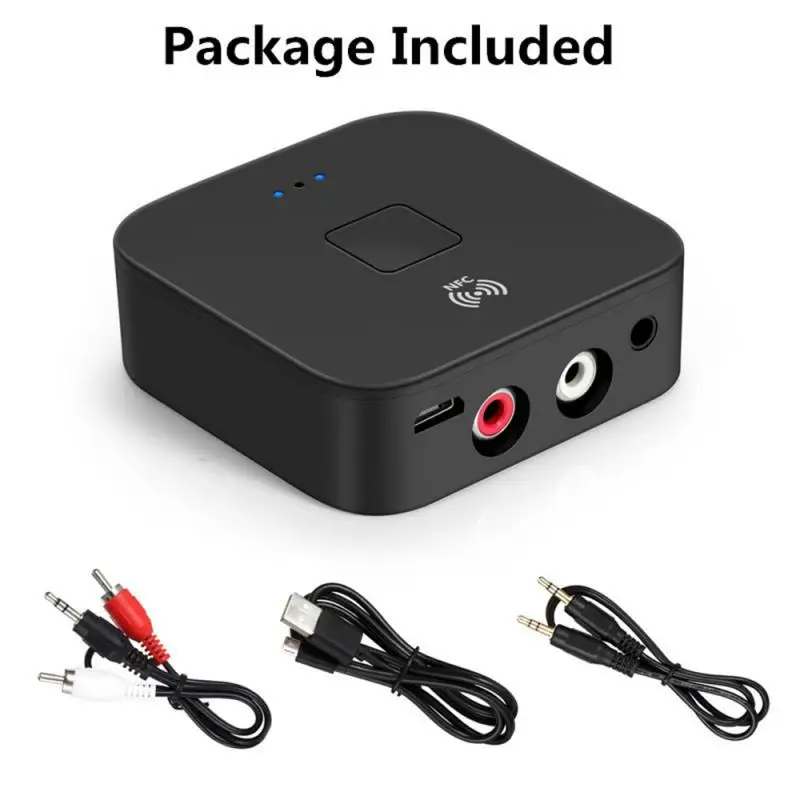 Bluetooth 5 0 Wifi приемник 3 мм + 2RCA APTX беспроводной аудио адаптер для NFC динамик AUX