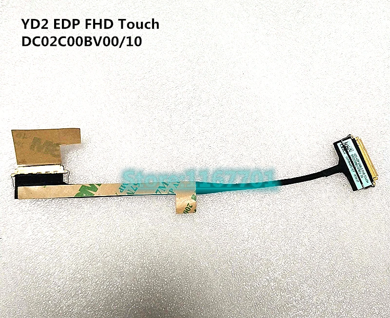 

New org Laptop LCD/LED/LVDS cable for Lenovo Thinkpad X1C X1 Carbon 6TH 2017 YD2 EDP FHD TOUCH DC02C00BV00 DC02C00BV10
