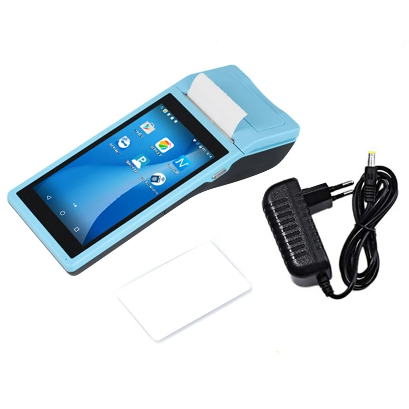 Портативный pos компьютер 5 дюймов нажмите 3g Wifi Bluetooth Android Pda Мобильный платежный