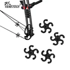 Стабилизатор тетивы для стрельбы из лука, резиновый бесшумный амортизатор, блочный амортизатор для стрельбы из лука, аксессуары для охоты, 10 шт.