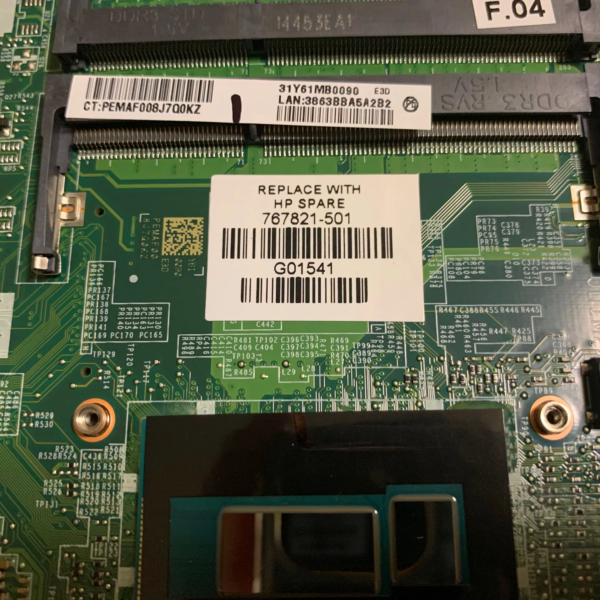 

FOR HP Pavilion Hp X360 13-A 13-B laptop motherboard 767821-001 767821-501 DA0Y61MB6E0 WITH I3-4030U 100% fully tested