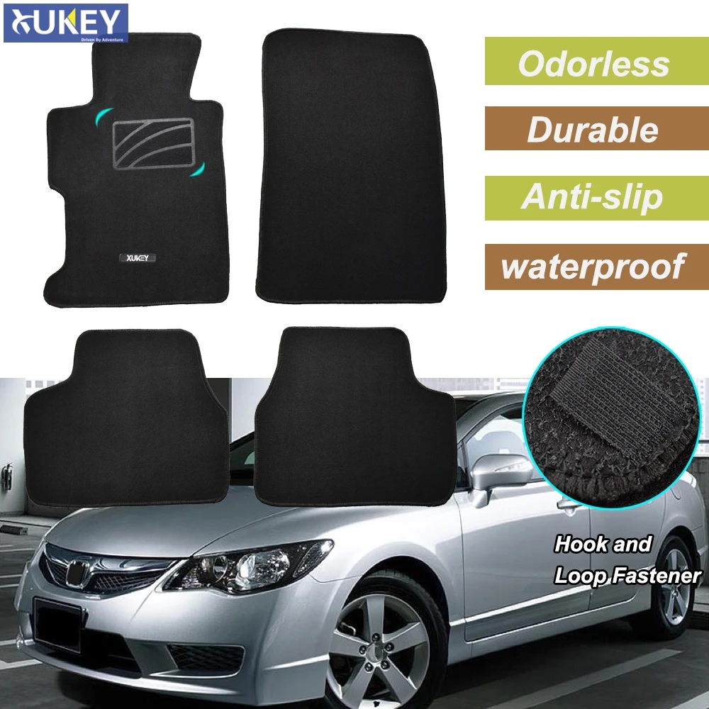 Для Honda Civic MK8 LHD 2006 2007 2008 2009 2010 2011 пользовательские автомобильные коврики авто