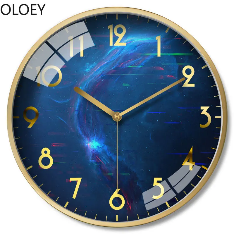 

Metal Large Wall Clock Nordic Creative Black Silent Clocks Wall Watch Art Modern Kitchen Clock Horloge Home Decor Cartoon Clock