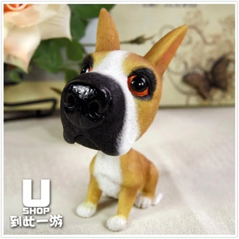 Украшение для автомобиля причудливые собаки настольные аксессуары качающаяся