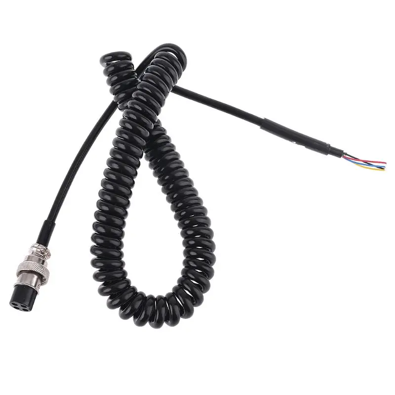 

Durable CB Radio Speaker Mic Microphone 4 Pin Cable for Cobra PR550 PR3100 PR4000 MRHH100 Car Walkie Talkie Accessories G99B