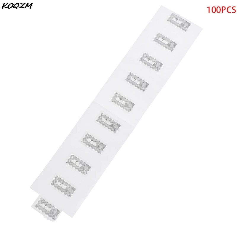 100Pcs NFC Chip Ntag213 Sticker Wet Inlay 2*1cm 13.56MHz RFID NTAG 213 Label Tag