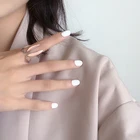 Кольцо женское длинное из серебра 925 пробы, с кроликом